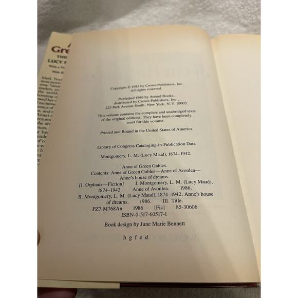 Anne of Green Gables, Avonlea, Dreams, 3 in 1 by LM Montgomery - 1986 HCDJ - Picture 7 of 9